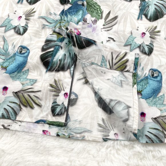 Ted Baker London Button Down Shirt Short Sleeve Size 3 - Picture 8 of 9